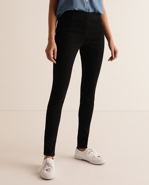 Imagen 0 de Jegging denim de mujer Unit negro
