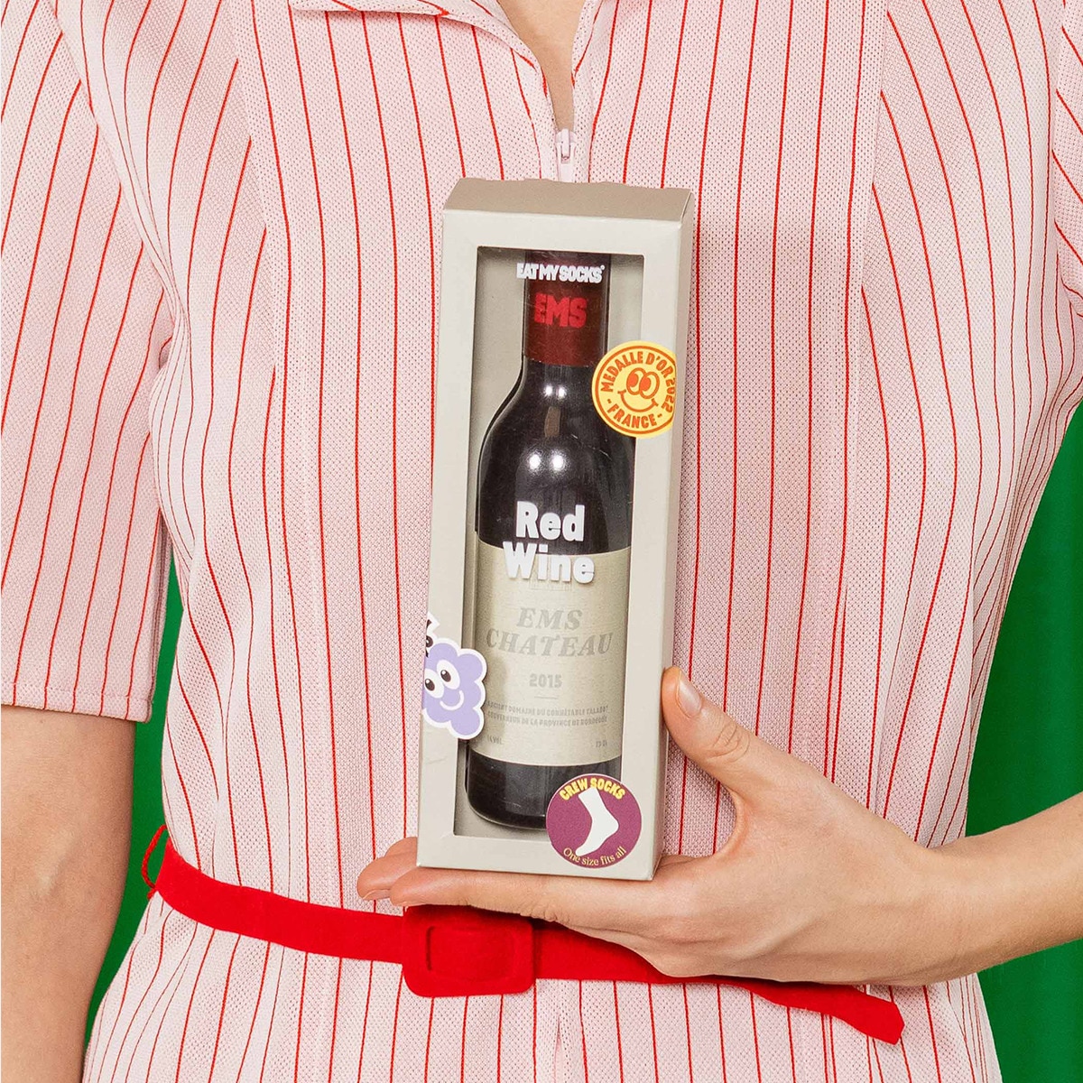 Calcetines Eat My Socks vino rojo 4