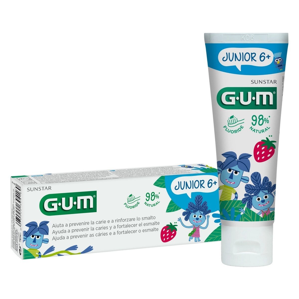 Pasta Dentífrica Júnior Morango - 50 ml 1