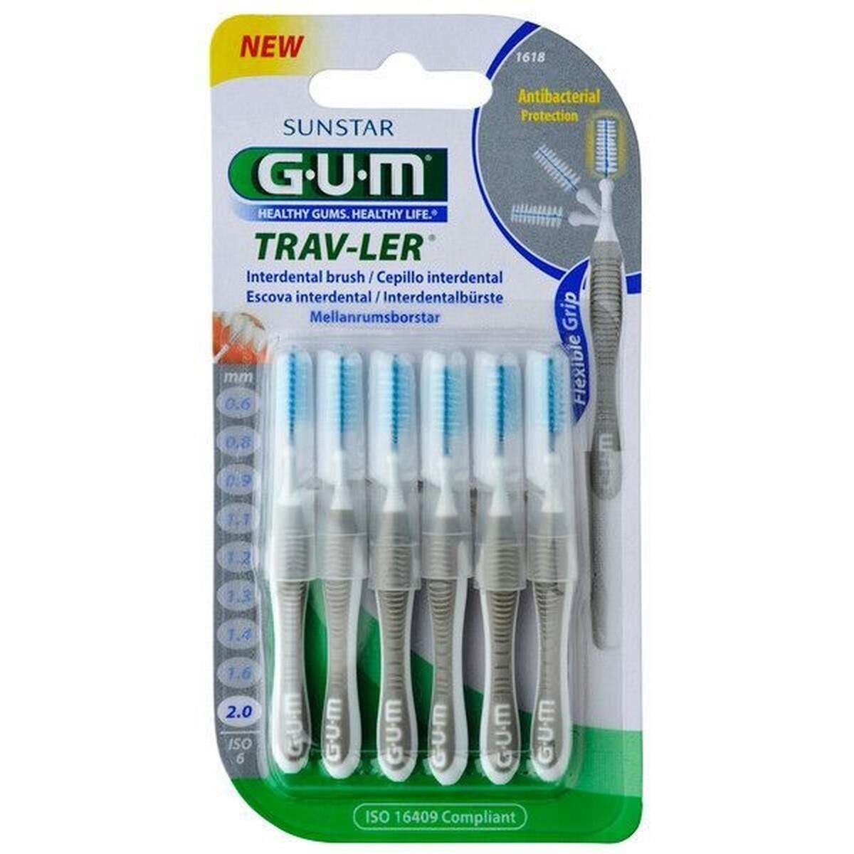 Escovilh o Interdental Trav ler 2 0 Mm 6 Uds Gum El Corte Ingl s