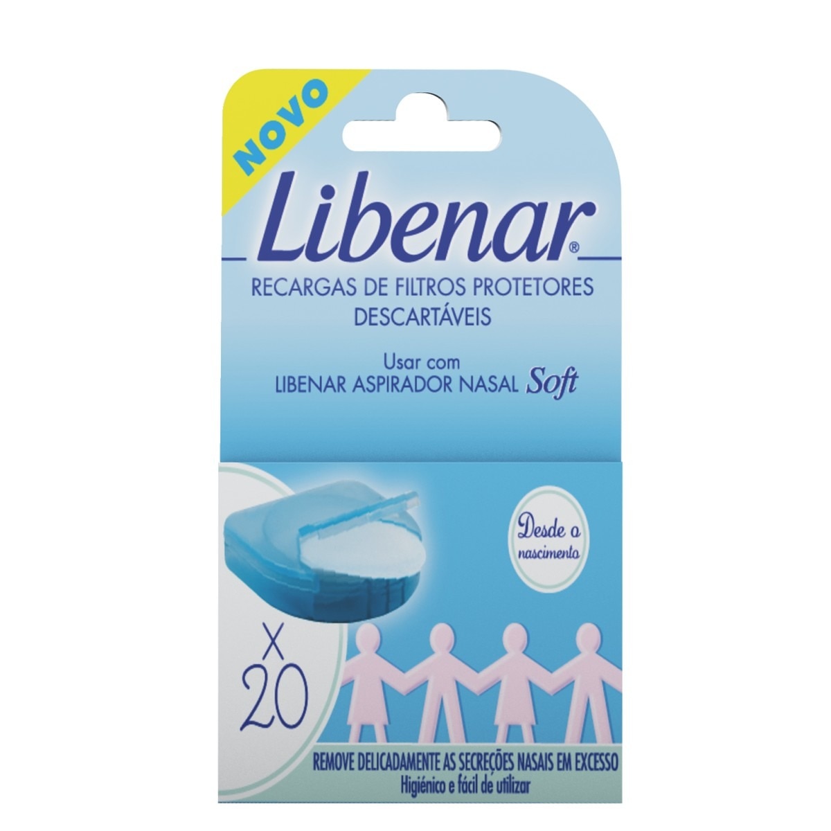 Imagem 0 de Recargas de Filtros Descartáveis para Aspirador Nasal - 20 uds.