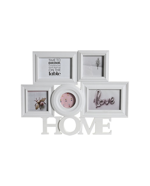 Imagen 0 de Marco multifoto 5 fotos blanco