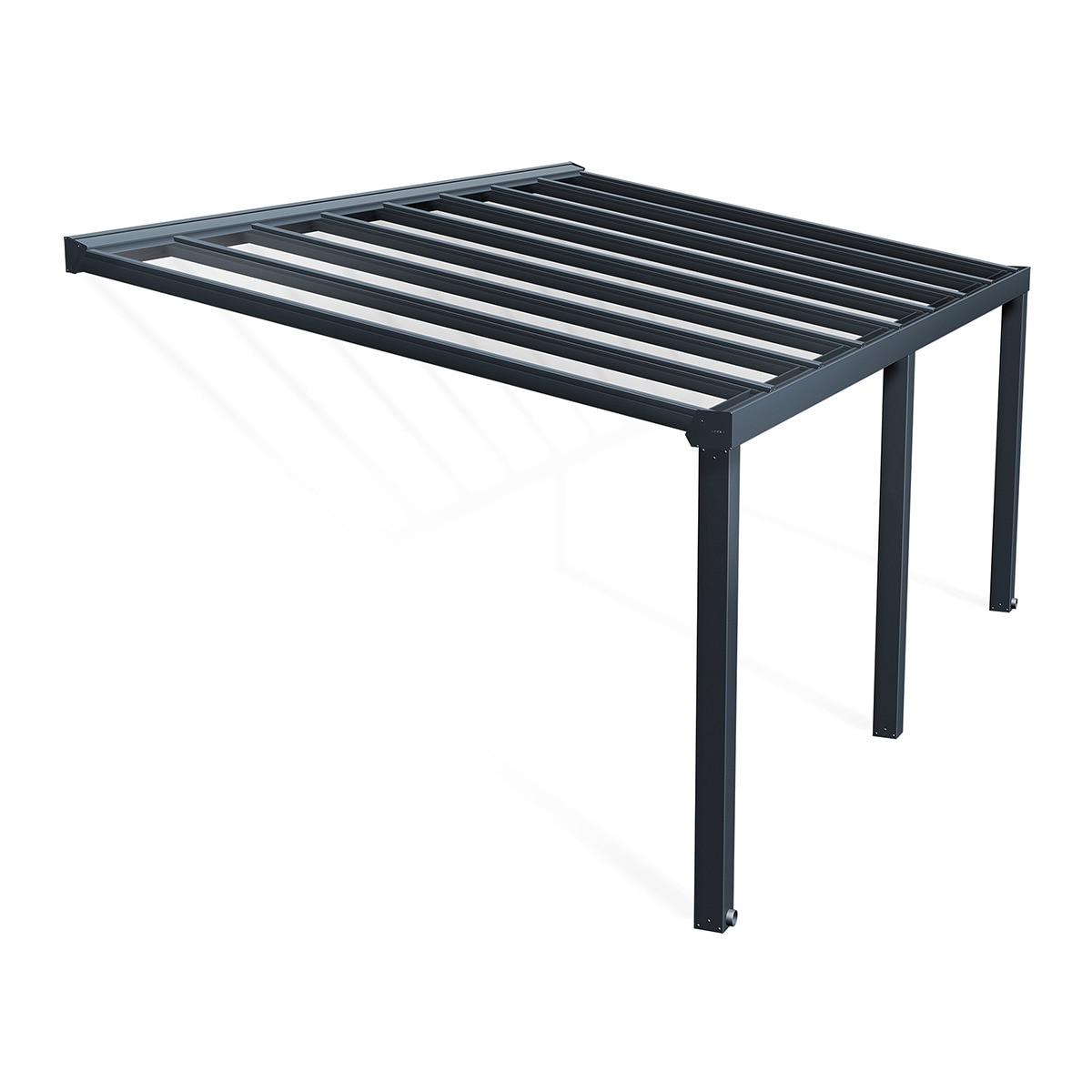 Imagen 0 de Pérgola Adosada Aluminio Stockholm 341 x 587,5 cm