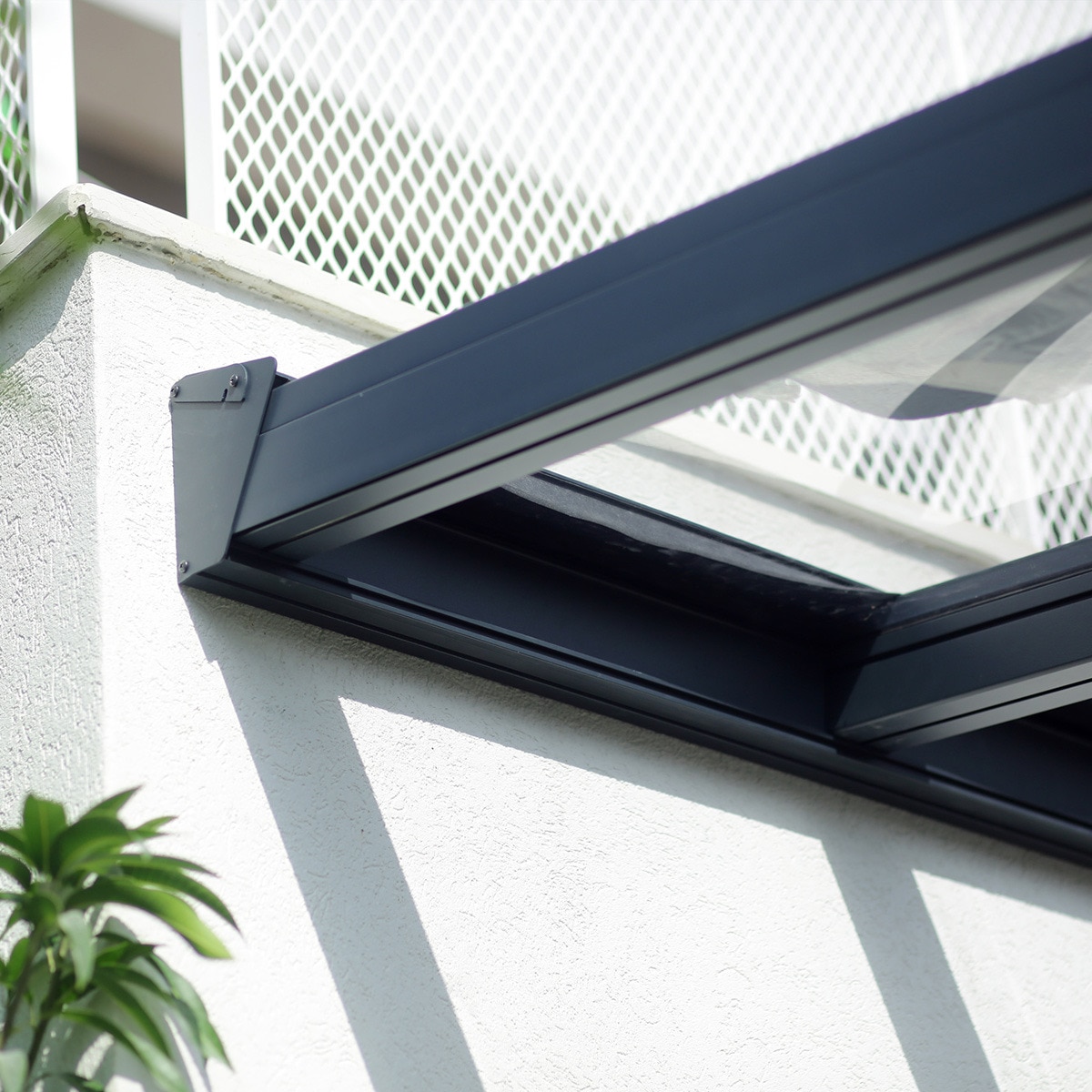 Pérgola Adosada Aluminio Stockholm Gris oscuro-17