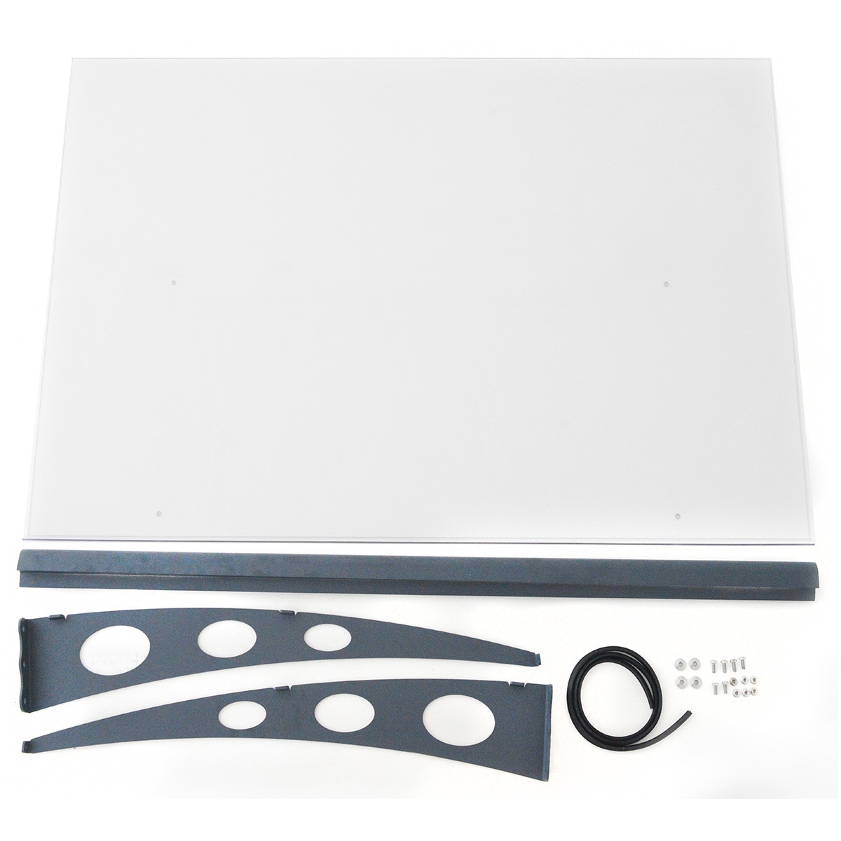 Marquesina para Puerta Canopy Garamond 135,5x90,5 cm Gris oscuro-2