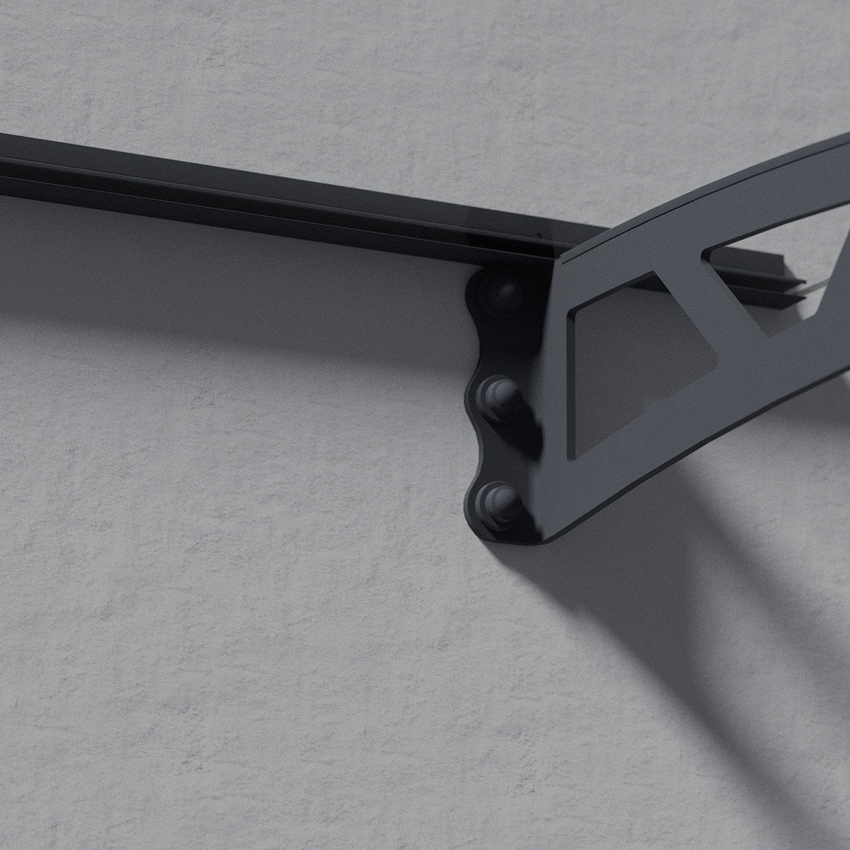 Marquesina para Puerta Canopy Altair 453,5x91,5 cm Gris oscuro-6
