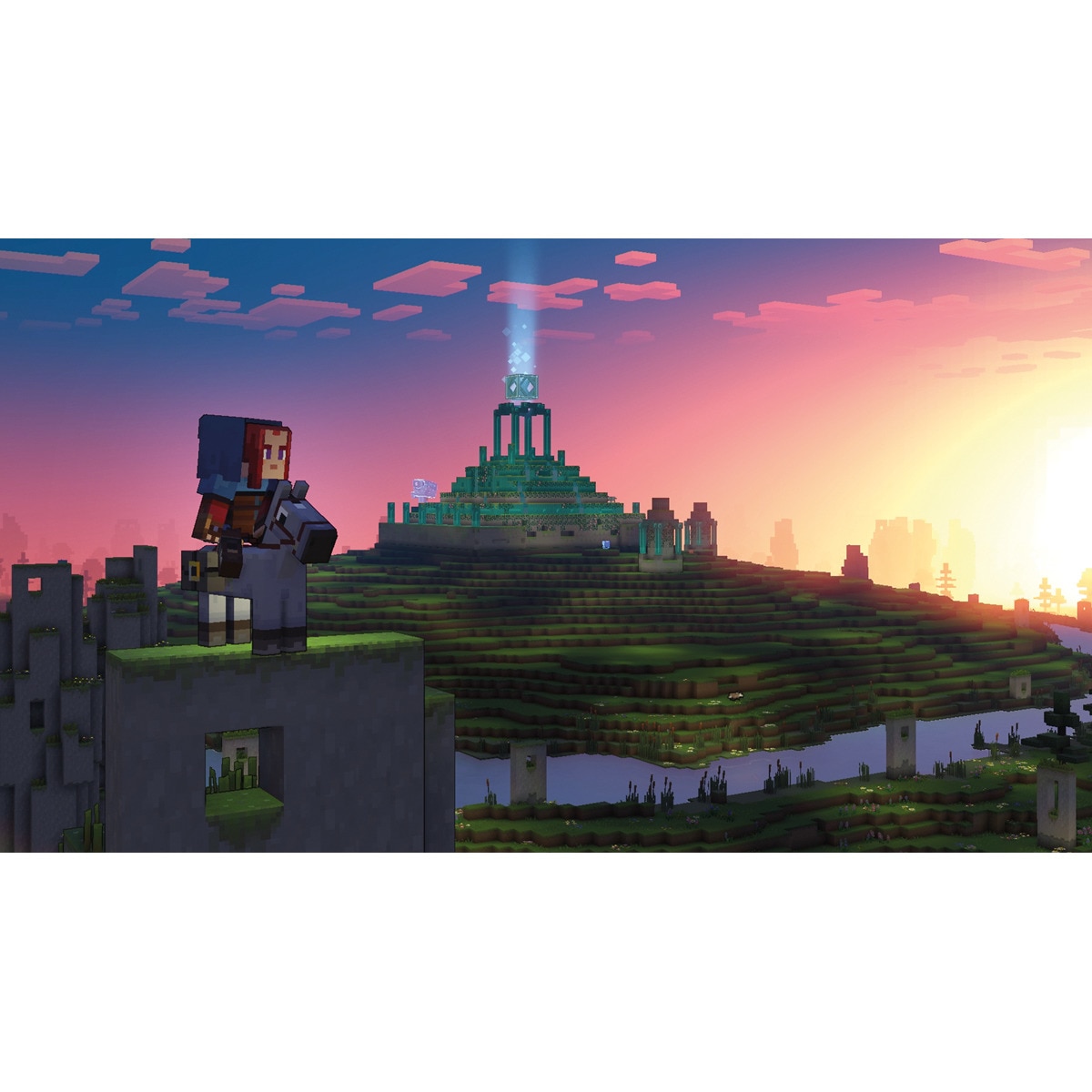 Minecraft Legends Deluxe Edition PS4 – Comme Neuf – Boîte Ouverte, Testé