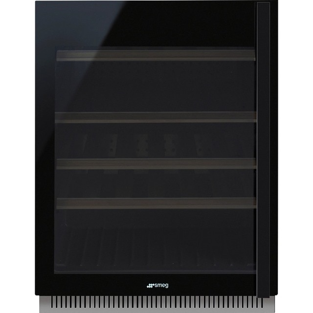 Imagem 0 de Garrafeira Encastrável Smeg Dolce Stil Novo CVI638LN3 com Dobradiças à Esquerda e Capacidade para 38 Garrafas Standard - Preto