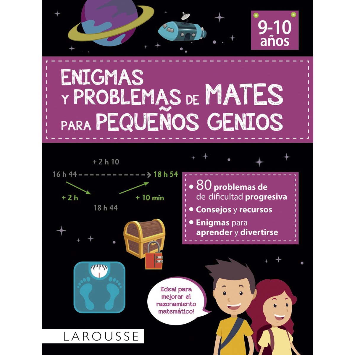 Imagem 0 de Enigmas y problemas de mates para pequeños genios (9-10 años)