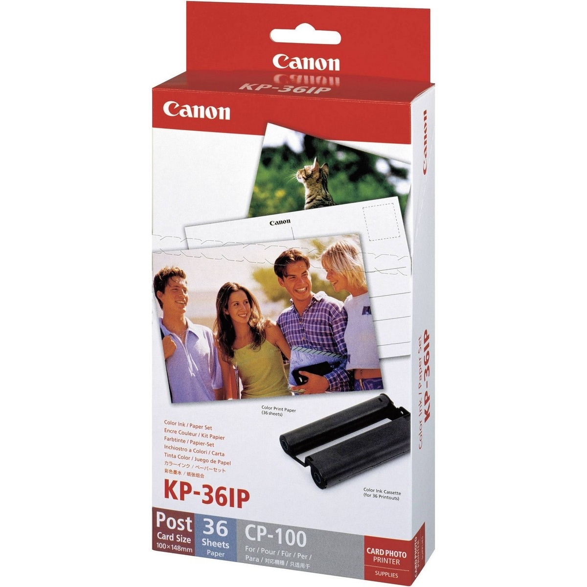 Papel + Tinta KP-36IP para Impressoras Fotográficas Selphy 1