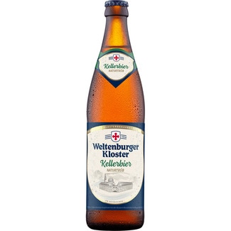 Naturtrub Kellerbier cerveza rubia alemana botella 50 cl - Weltenburger