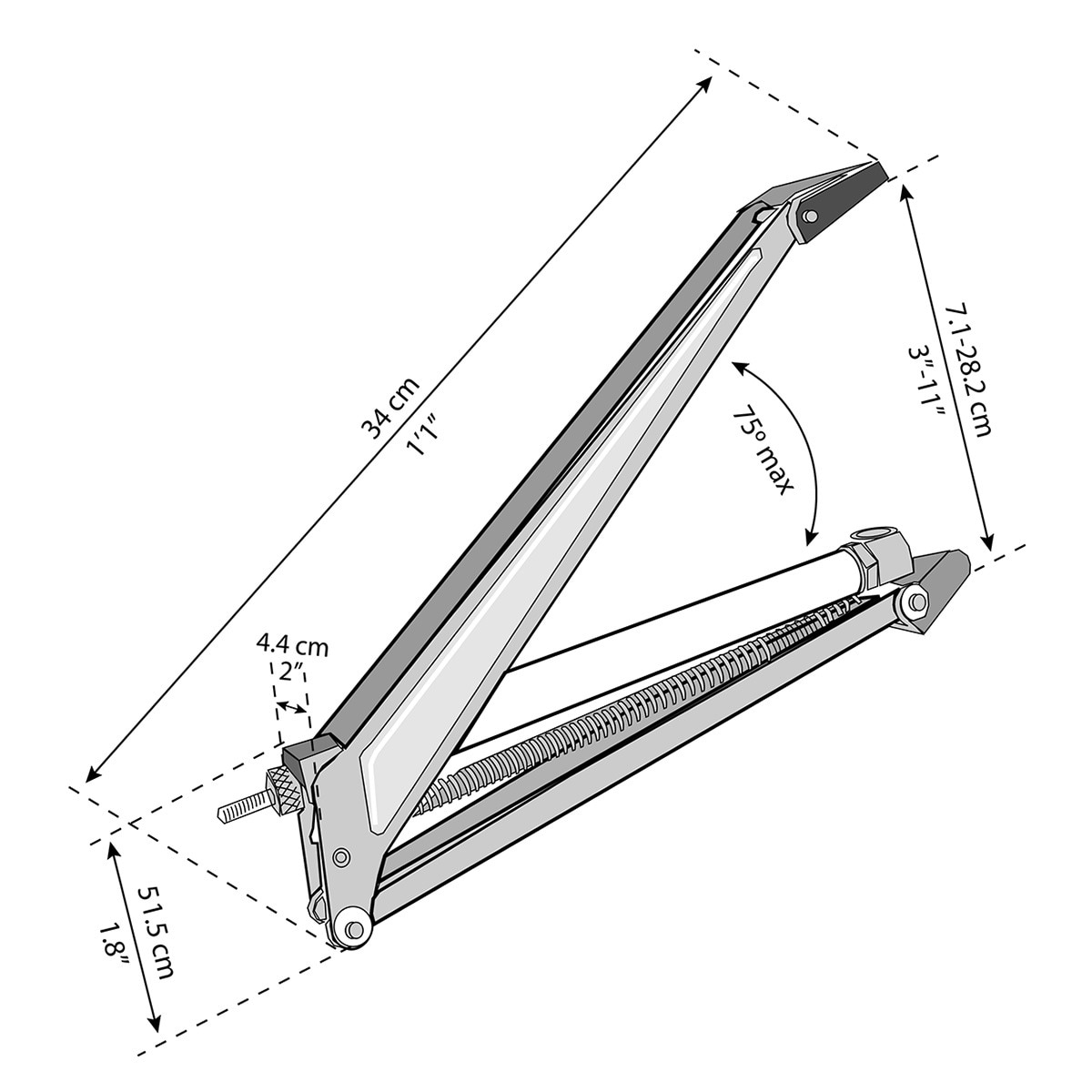 Kit Ventilación Automático para Apertura Ventanas Invernaderos Plateado-9