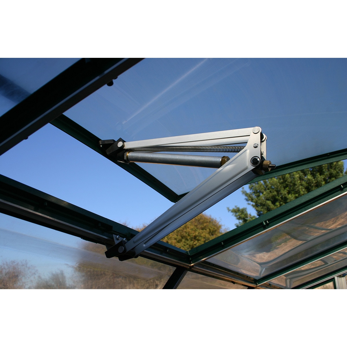 Kit Ventilación Automático para Apertura Ventanas Invernaderos Plateado-6