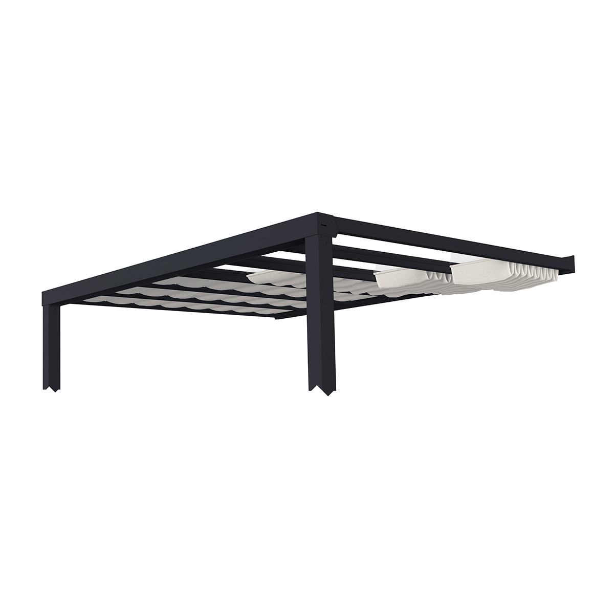 Kit Cortinas para Pérgola Stockholm Blanco-3