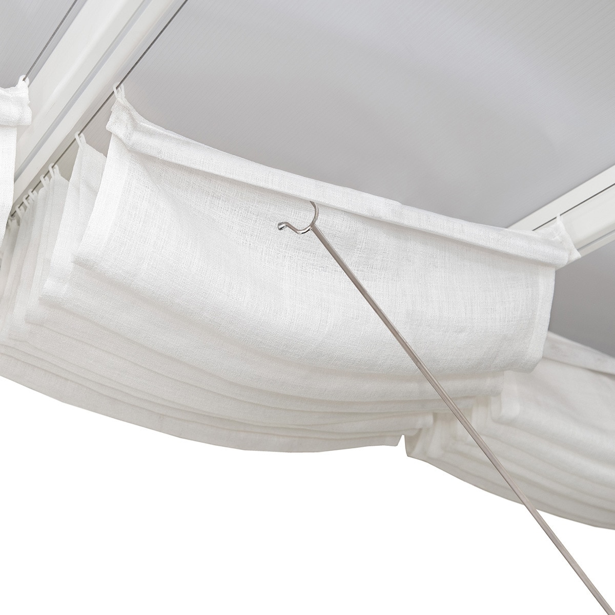Kit Cortinas para Pérgolas Capri/Olympia Blanco-2