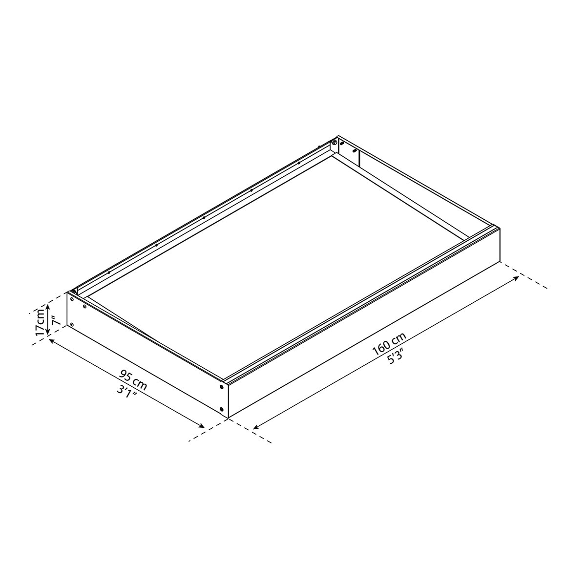 Marquesina para Puerta Canopy Sophia 160x95 cm Gris oscuro-8