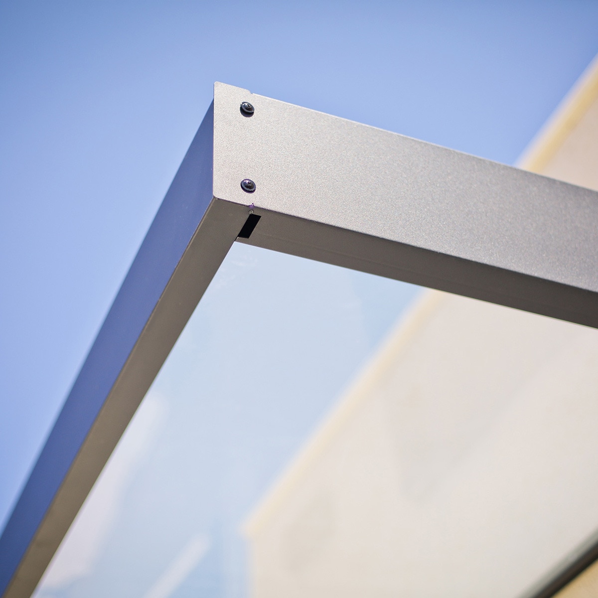 Marquesina para Puerta Canopy Sophia 215x95 cm Gris oscuro-5