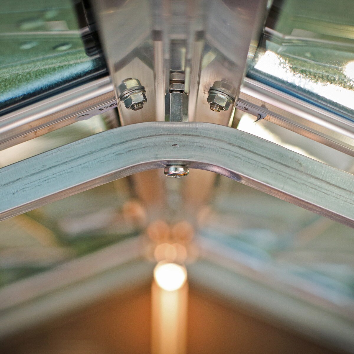 Caseta policarbonato+aluminio Rubicón 185 x 304 cm Gris oscuro-6