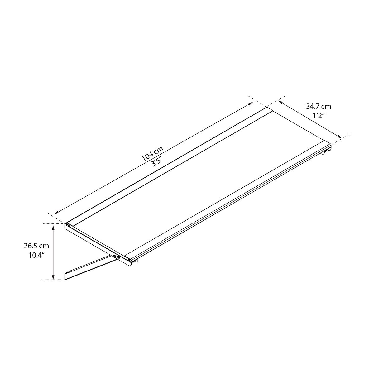 Kit Estante para Casetas Yukon Blanco-5