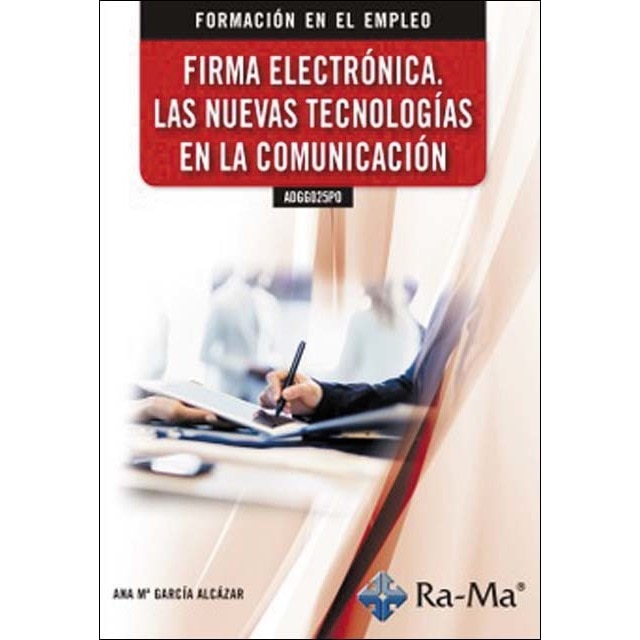 Imagem 0 de ADGG025PO Firma Electrónica. Las nuevas tecnologías en la comunicación (Capa mole)