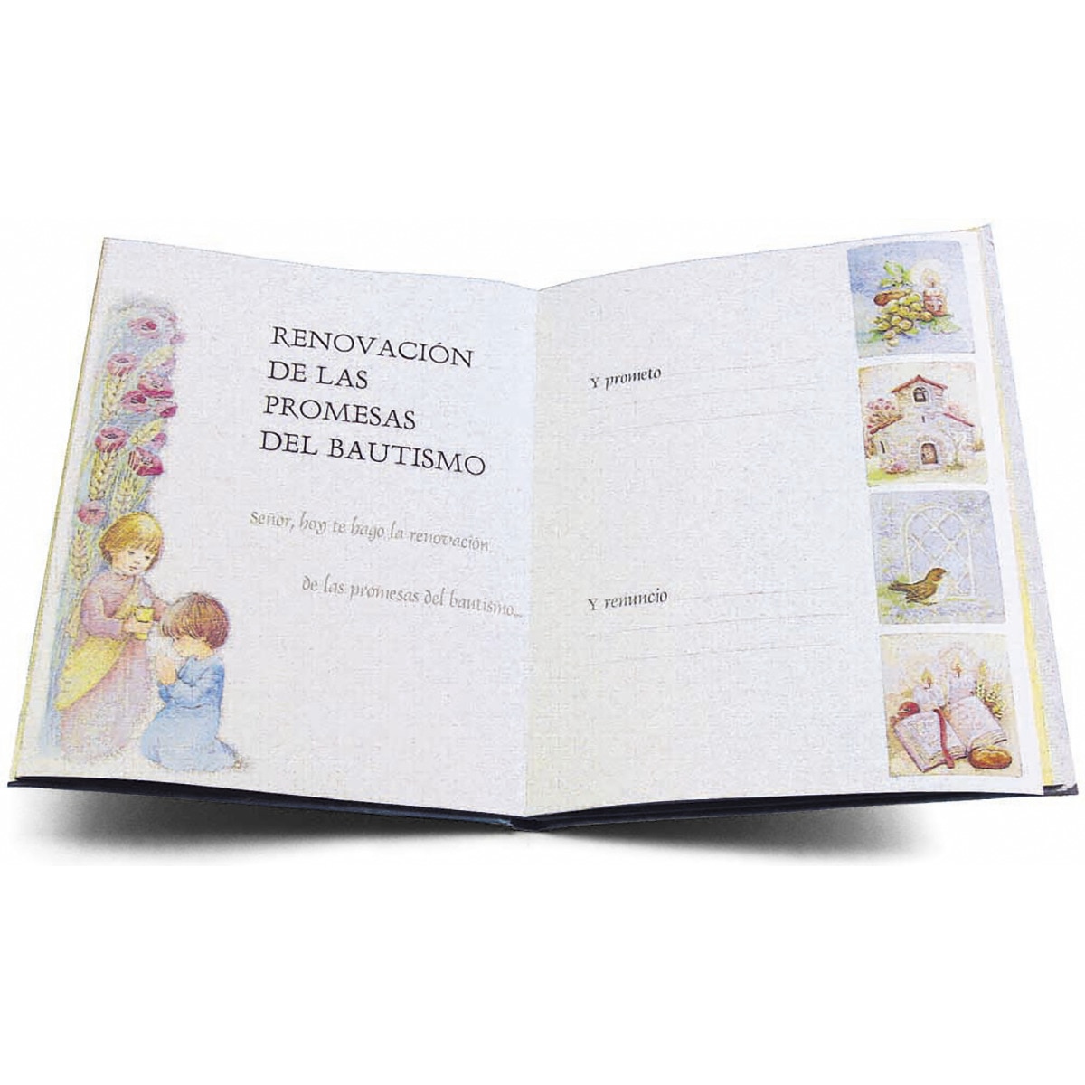 Livro de Comunhão Elegance com Rebordo Branco-2