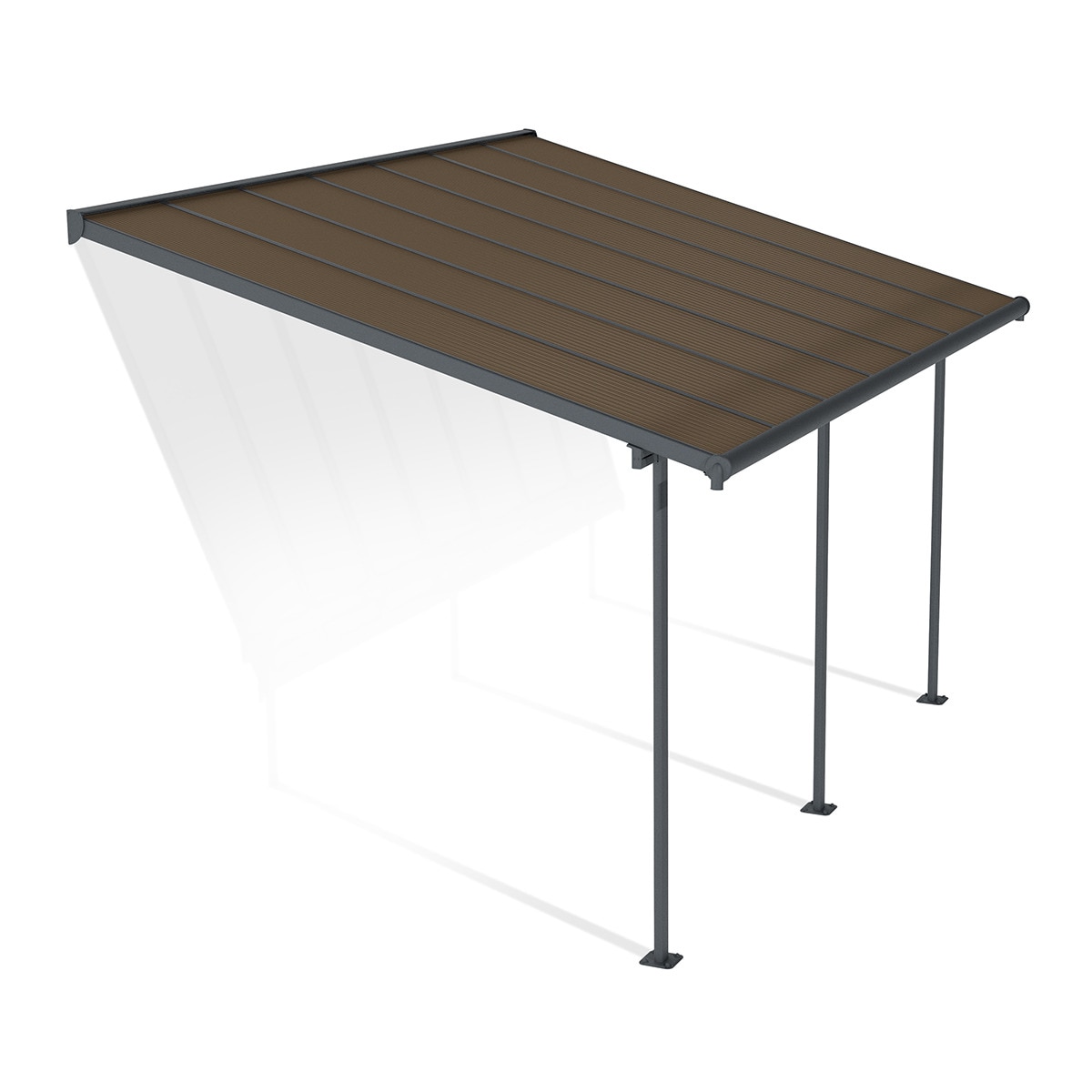 Imagen 0 de Pérgola Adosada Aluminio Capri 299 x 484 cm