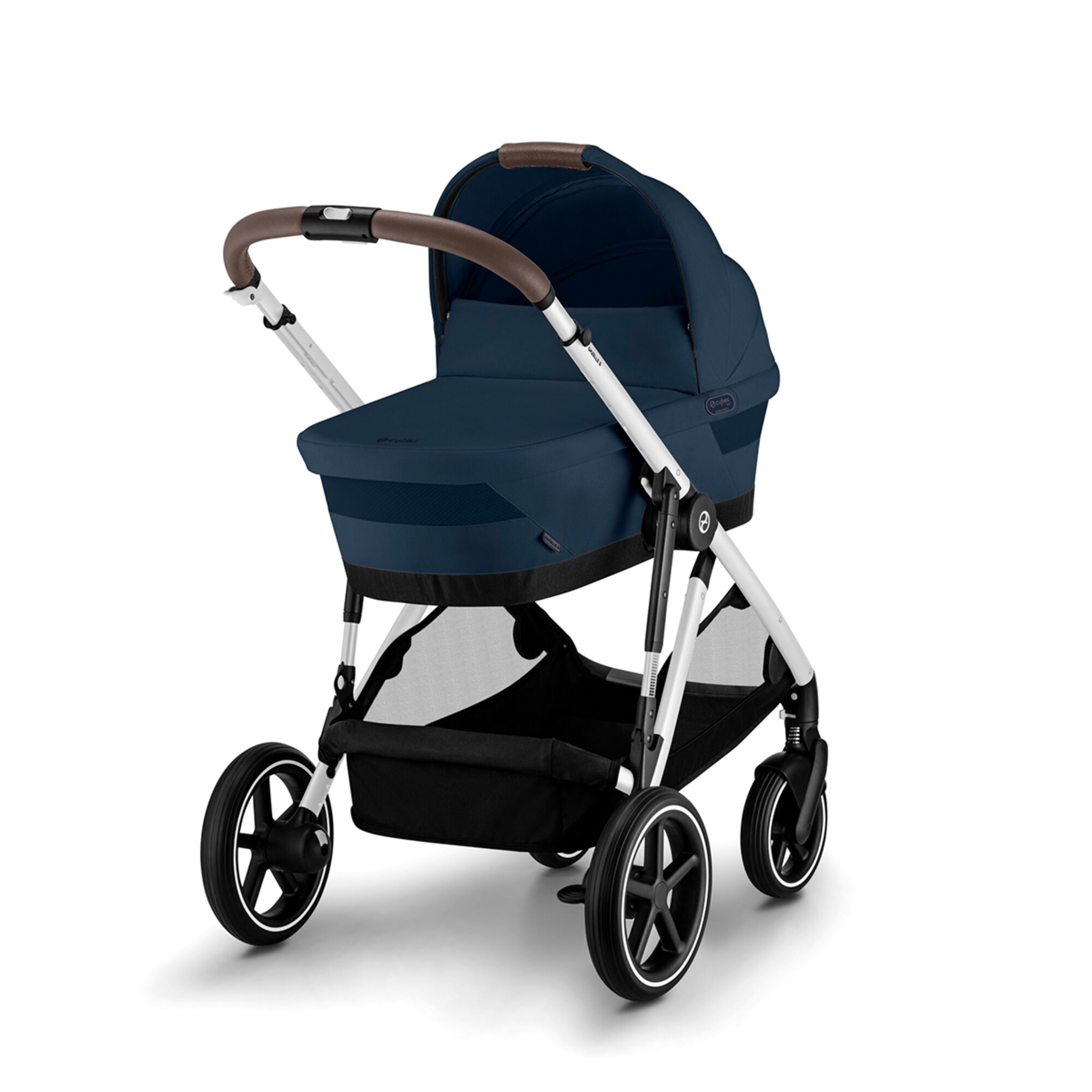 Alcofa Cybex Gazelle S Cot - Seashell Bege Azul-marinho-3