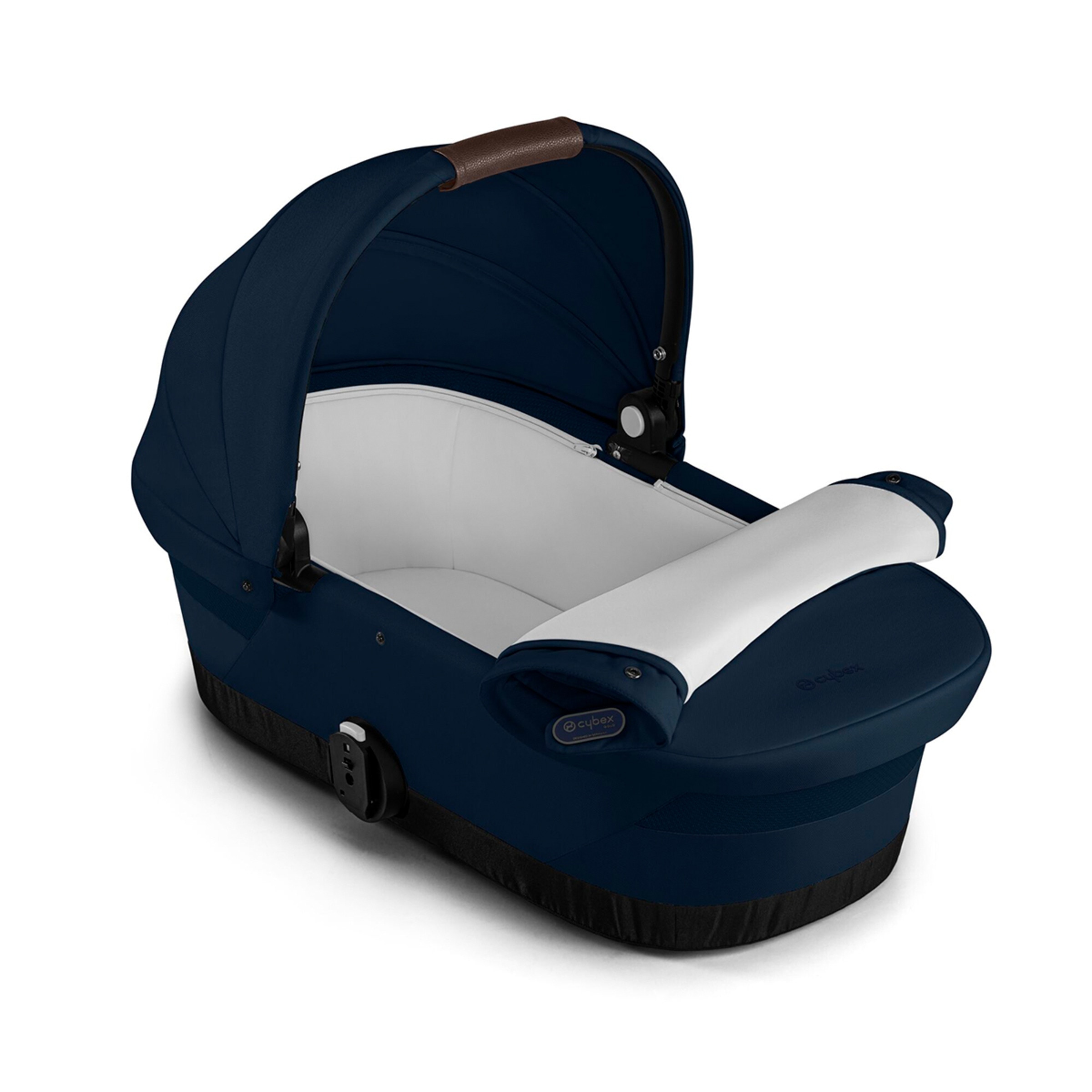 Alcofa Cybex Gazelle S Cot - Seashell Bege Azul-marinho-2