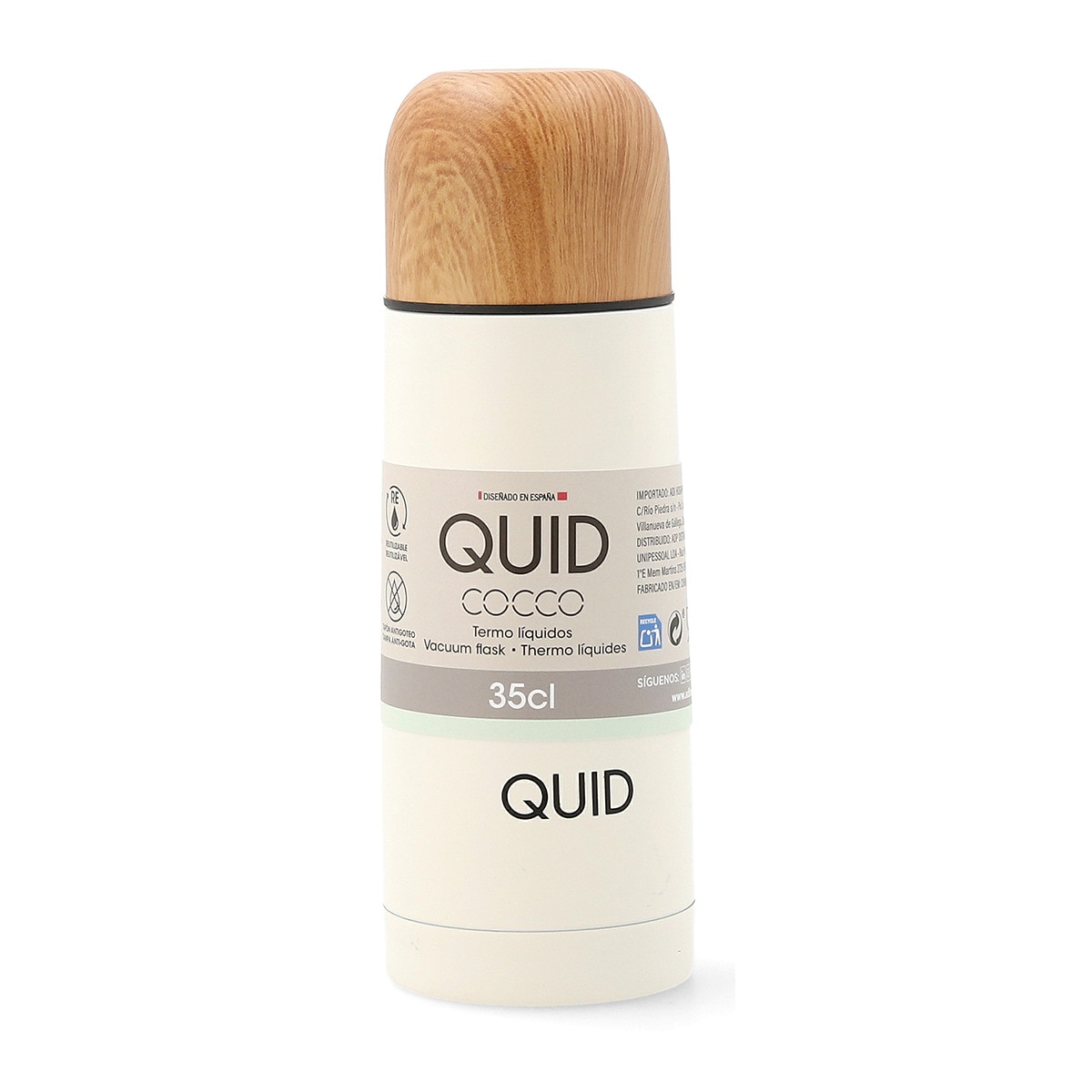 Termo para líquidos To Go Cocco Quid Blanco-2