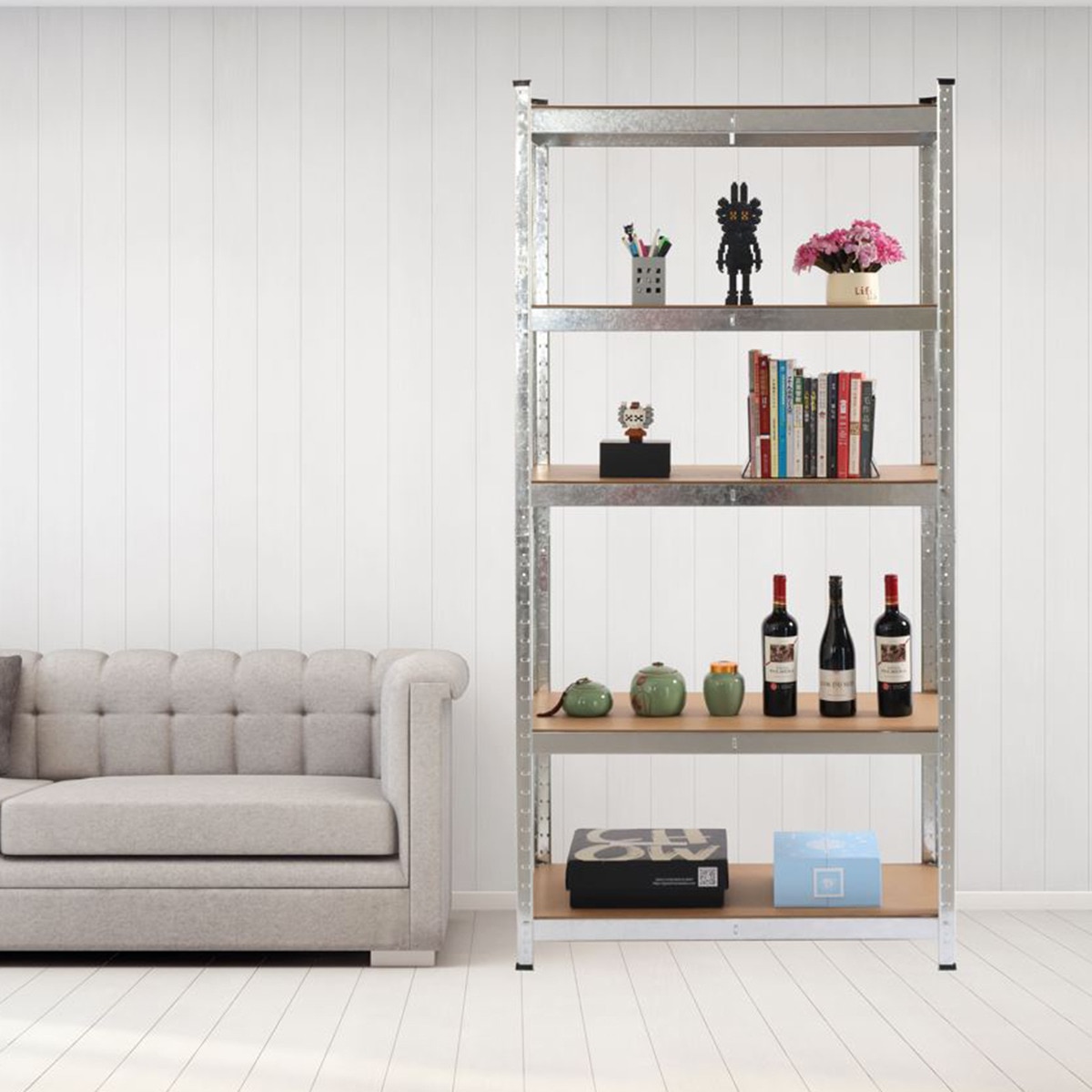 Estantería Metálica Galvanizada 5 Baldas Metal-3