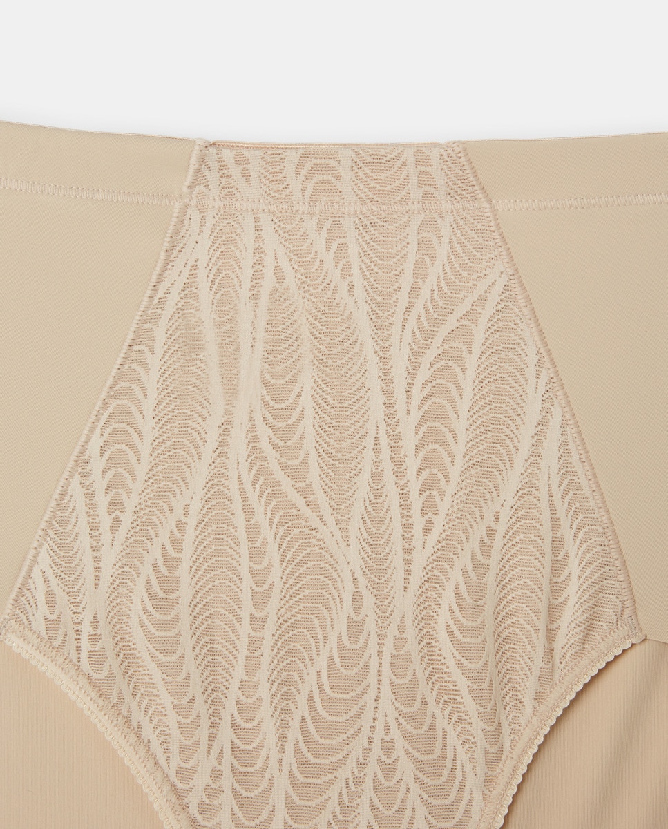 Cueca de Controlo com Corte de Laser e Renda Areia-2