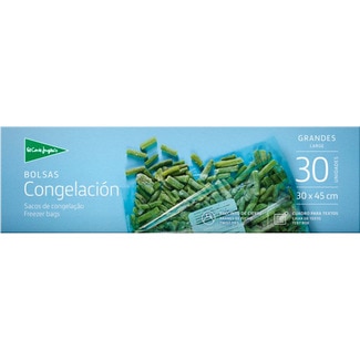 Saco de Congelação 30X45 Cm embalagem 30 unidades - El Corte Inglés