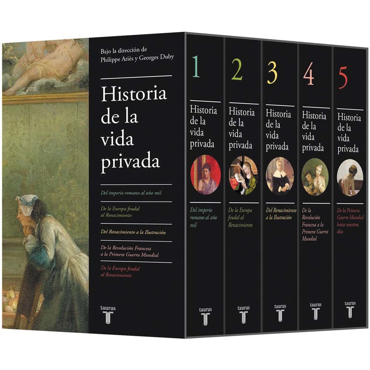 Imagem 0 de Historia de la vida privada (edición estuche con los cinco volúmenes) (Capa dura)