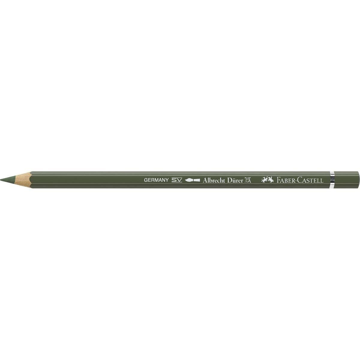 Lápiz de color Albrecht Dürer extraordinaria calidad acuarelable Faber-Castell verde óxido cromo opa Verde-2