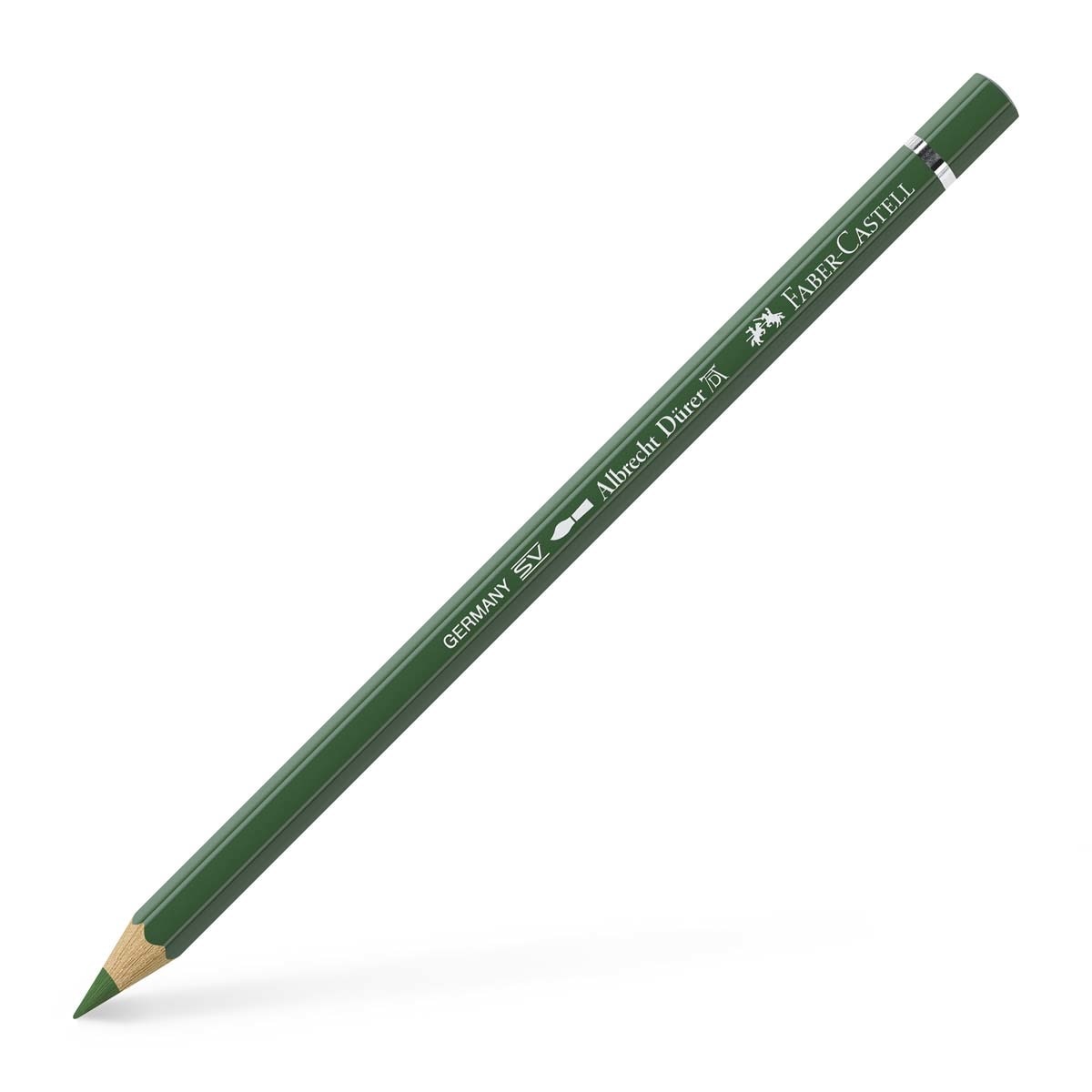 Lápiz de color Albrecht Dürer extraordinaria calidad acuarelable Faber-Castell verde permanente oliva Verde-1