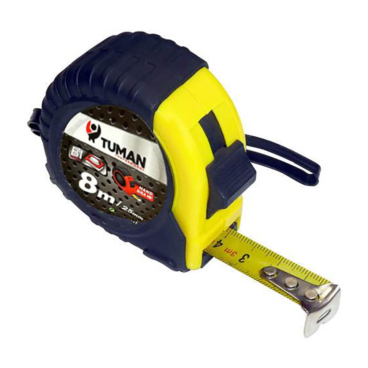 Flexómetro Antigolpe 8 m X 25 mm 1