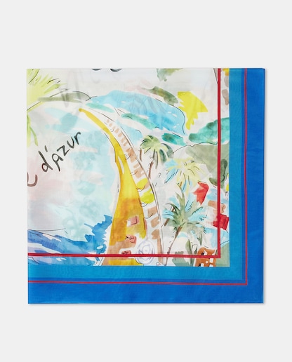 Imagen 0 de Pañuelo de mujer estampado naif