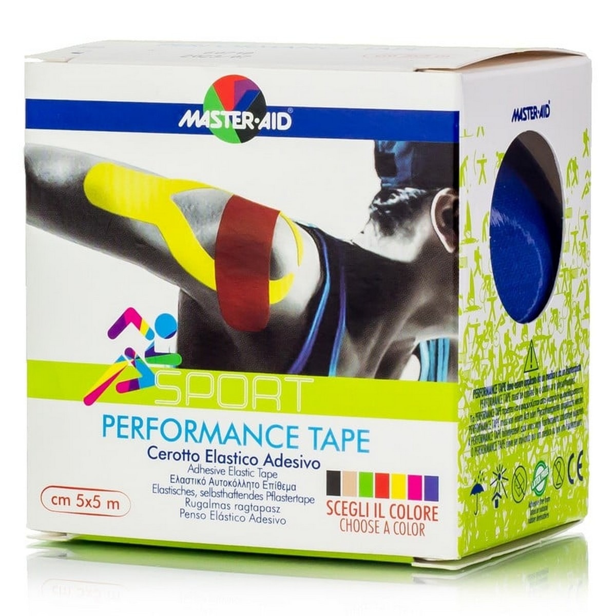 Imagem 0 de Master-Aid Sport Performance Tape Azul - 5 cm x 5 m