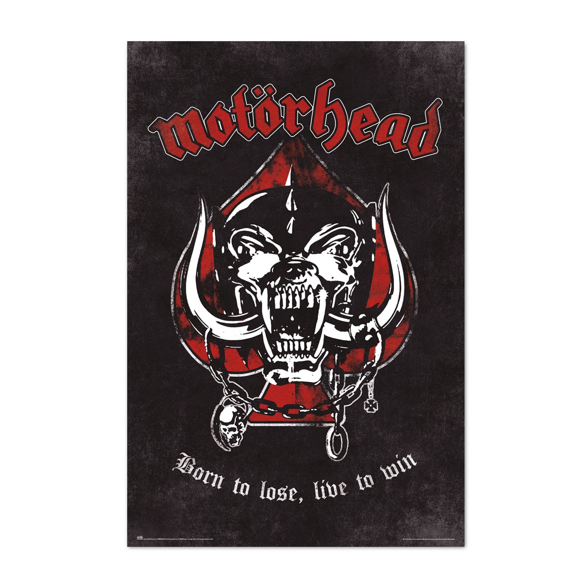 Póster Motorhead Born to lose Logo · Grupo Erik Editores, S.L.
