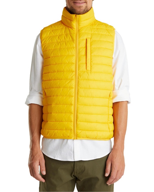 Imagen 0 de Chaleco de hombre amarillo ultraligero thinsulate