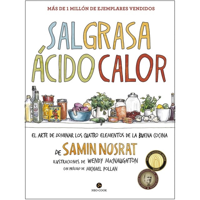 Imagen 0 de Sal grasa ácido calor: El arte de dominar los cuatro elementos de la buena cocina (Tapa dura)