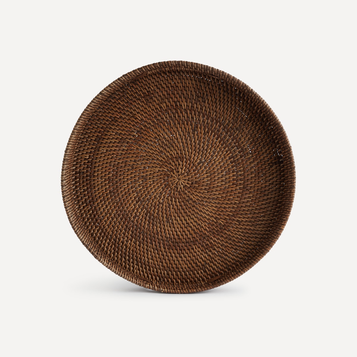 Plateau rond blanc Malang