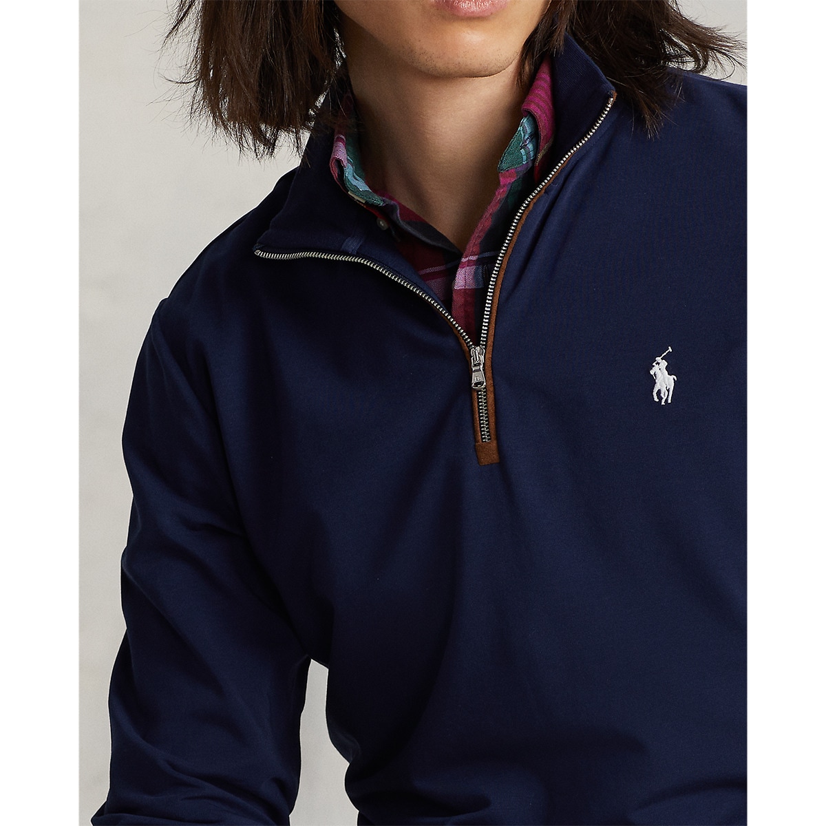 Camisola de Malha de Homem Fine Gaute Terry Golf Azul-marinho-3