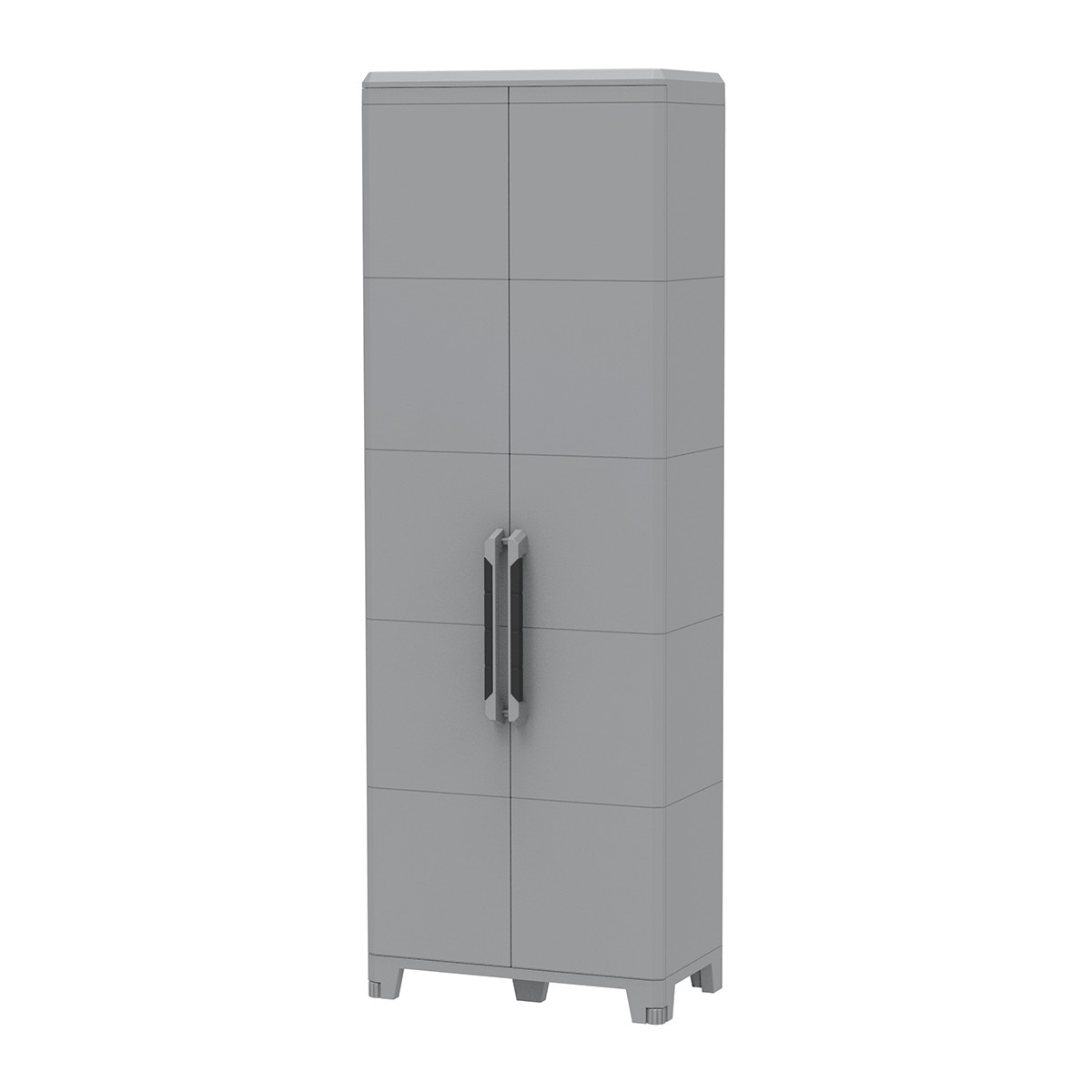 Armario resina Modular Transforming 5 Módulos Gris-1