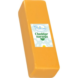 queso cheddar naranja - Milkimi