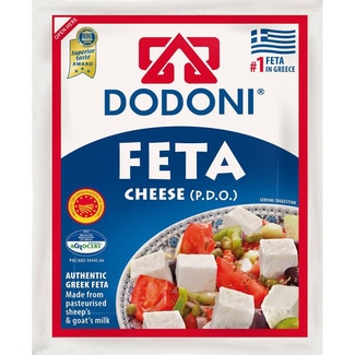 queso griego feta mezcla elaborado con leche pasteurizada DOP envase 150 g - Dodoni