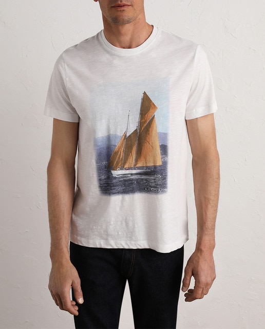 Imagen 0 de Camiseta de hombre estampada de manga corta