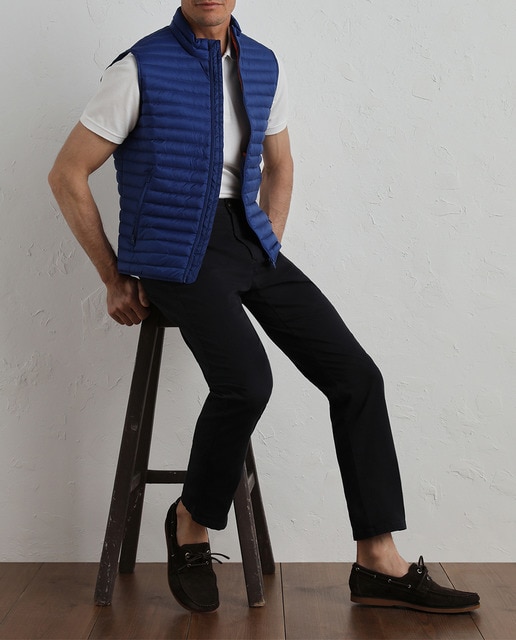 Imagen 0 de Chaleco de hombre ligero de pluma autoembolsable