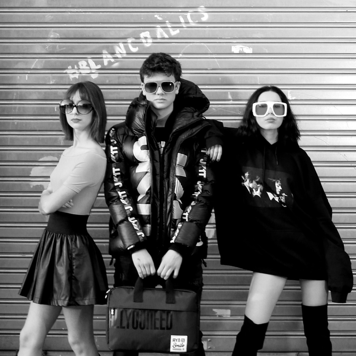 Maletín impermeable Smile Akira negra para portátiles hasta 16" Negro-6