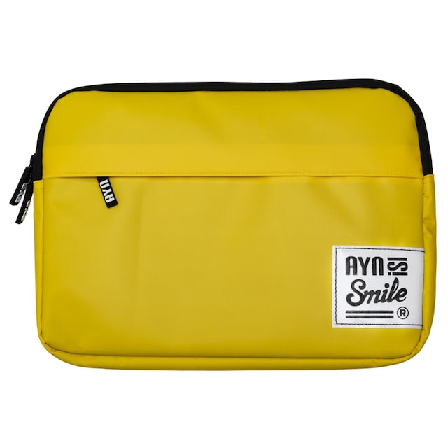 Imagen 0 de Funda Sleeve impermeable Smile Akira amarilla para portátiles hasta 14"